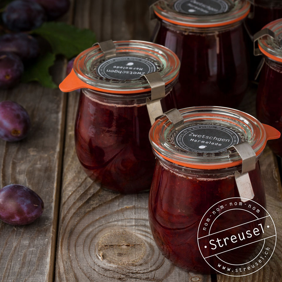 Rezept für Zwetschgen Marmelade ohne Gelierzucker – selber machen