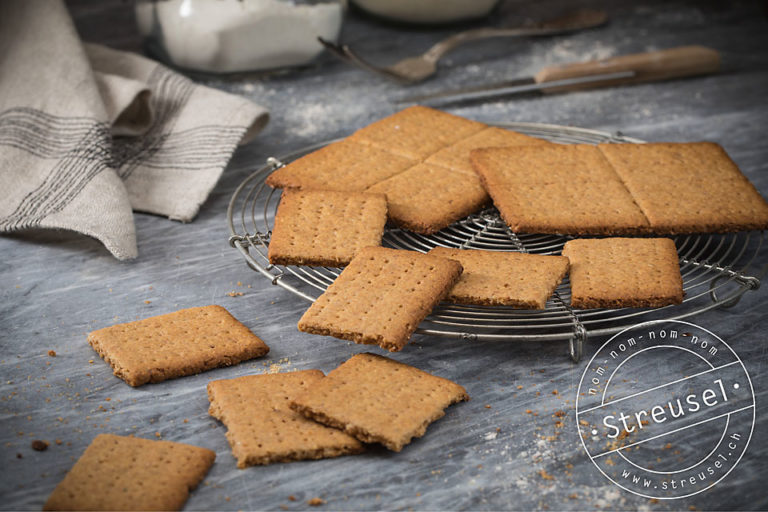 Graham Crackers / Vollkornkekse Rezept von Streusel