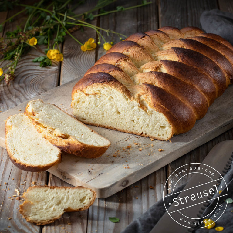 Butterzopf / Sonntagszopf – Rezept von Streusel