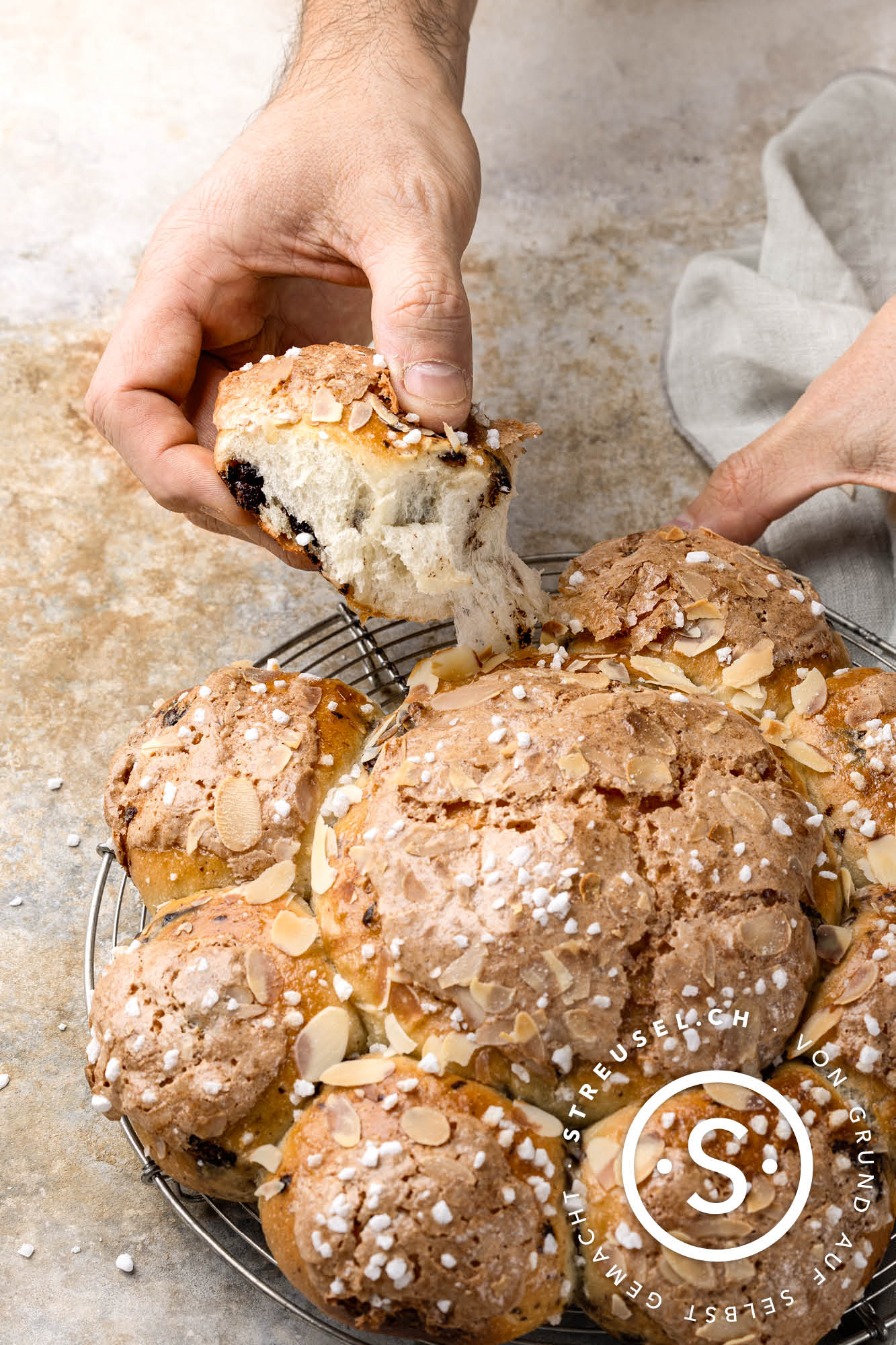 Schoko-Dreikönigskuchen Deluxe (vegan) – Rezept von Streusel